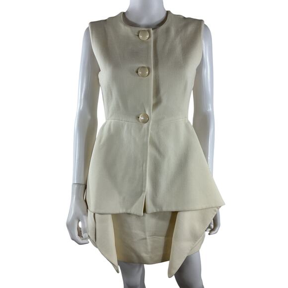 Alexis Structured Ivory Mckenna Dress Size S NWT - Picture 2 of 4